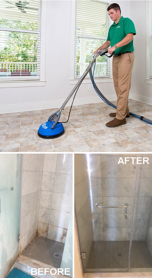 Stone, Tile and Grout Cleaning by Green Leaf Chem-Dry