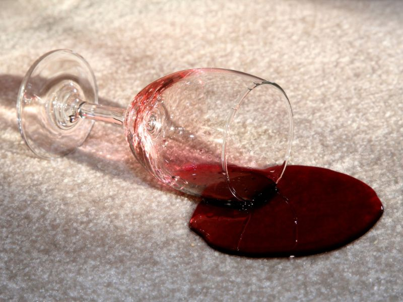 Wine stain